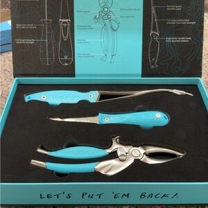 Toadfish Blue Kitchen Shears Set
